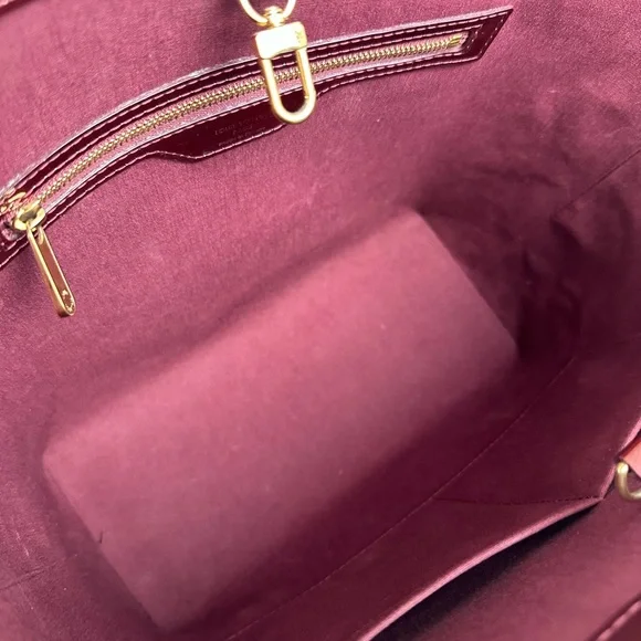 LOUIS VUITTON VERNIS TOTE AMARANTE TOTE And wallet - Picture 11 of 13